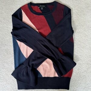 Ann Taylor lightweight colorblock sweater